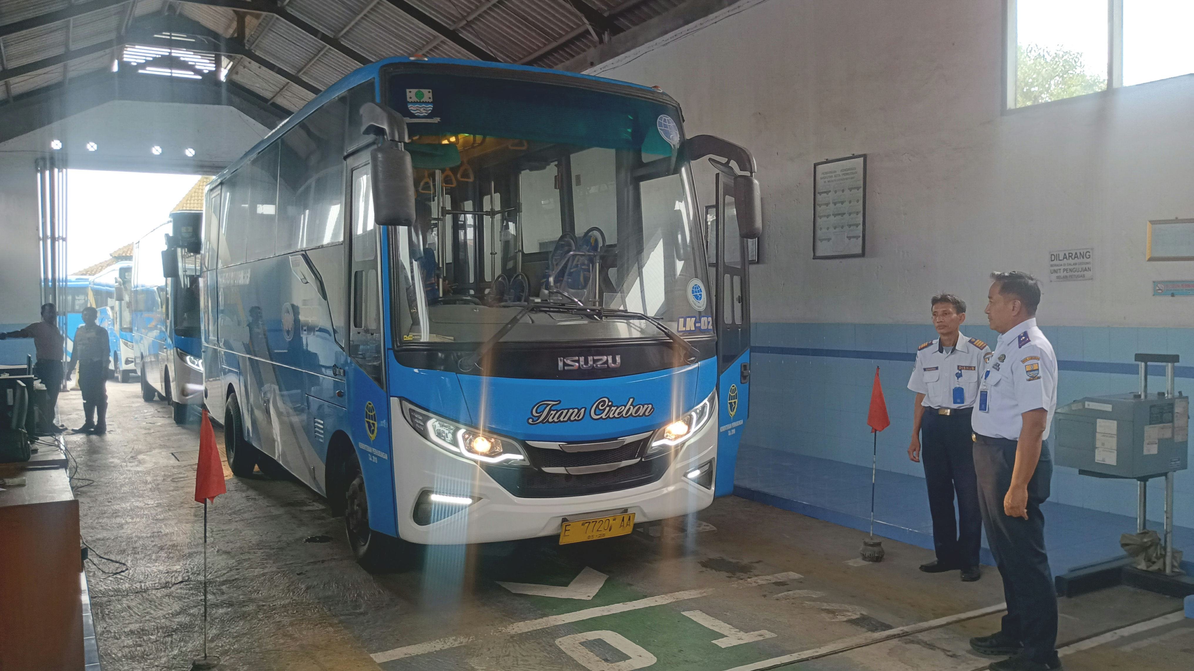 Dishub Kota Cirebon Laksanakan Rampcheck 10 Unit BRT Trans Cirebon