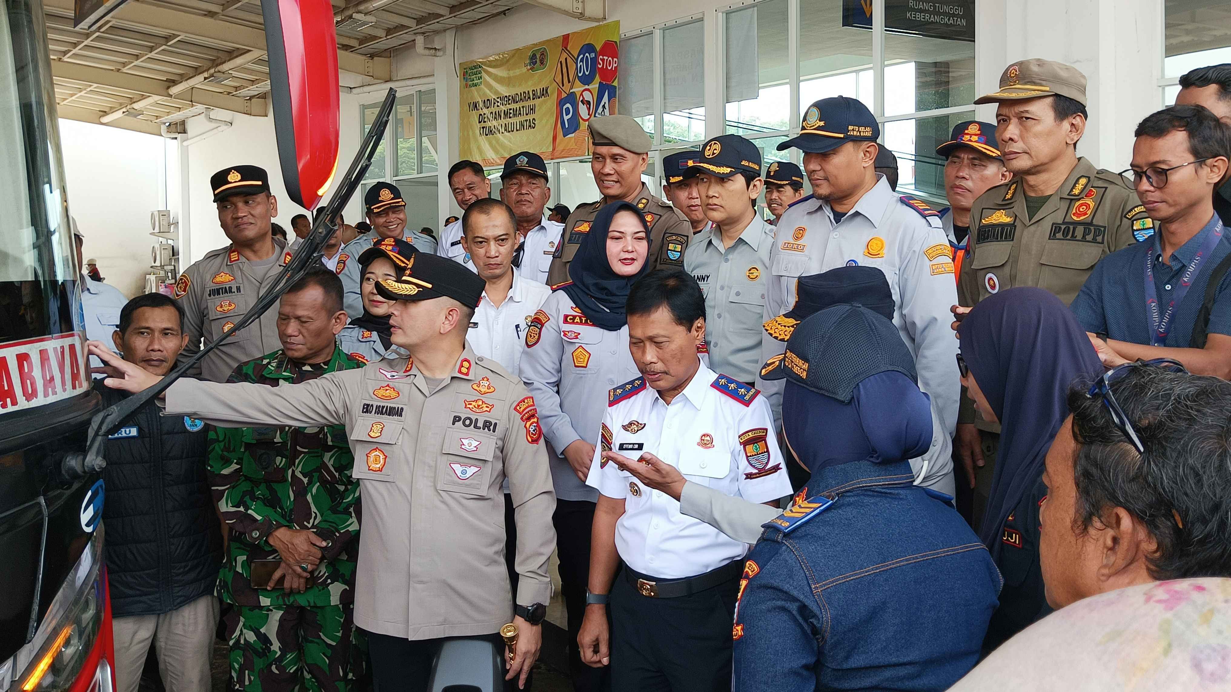 Rampcheck Angkutan Lebaran 2026 Digelar di Terminal Harjamukti, Pastikan Keselamatan Penumpang