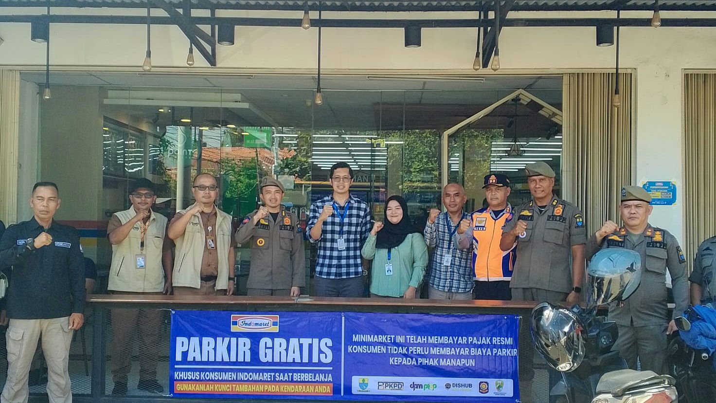 Dukung Optimalisasi Pelayanan Publik, Dishub Kota Cirebon Sosialisasikan Parkir Gratis di Gerai Indomaret