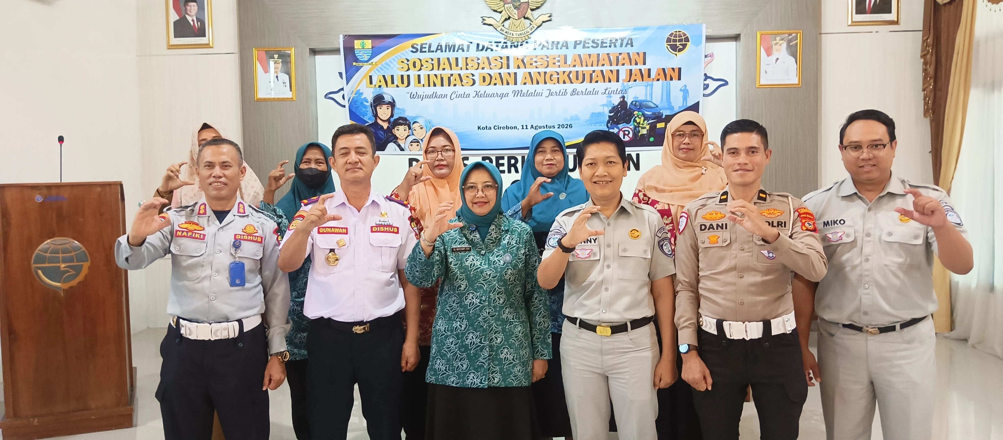 Dishub Kota Cirebon Gelar Sosialisasi Keselamatan Lalu Lintas Untuk Ibu-Ibu, Hadirkan Satlantas dan Jasa Raharja