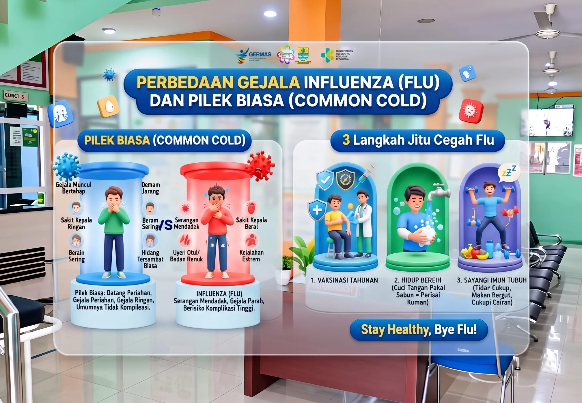 Kenapa Influenza Beda dari Batuk-Pilek Biasa